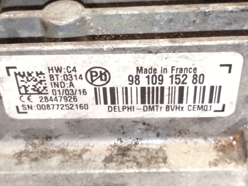 Recambio de centralita start stop para citroën c4 aircross 1.6 hdi 115 referencia OEM IAM 9810915280  