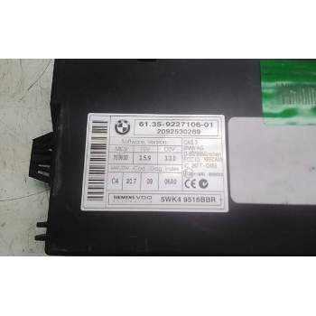 Recambio de centralita cierre para bmw serie x5m (e70) basis referencia OEM IAM 922710601  