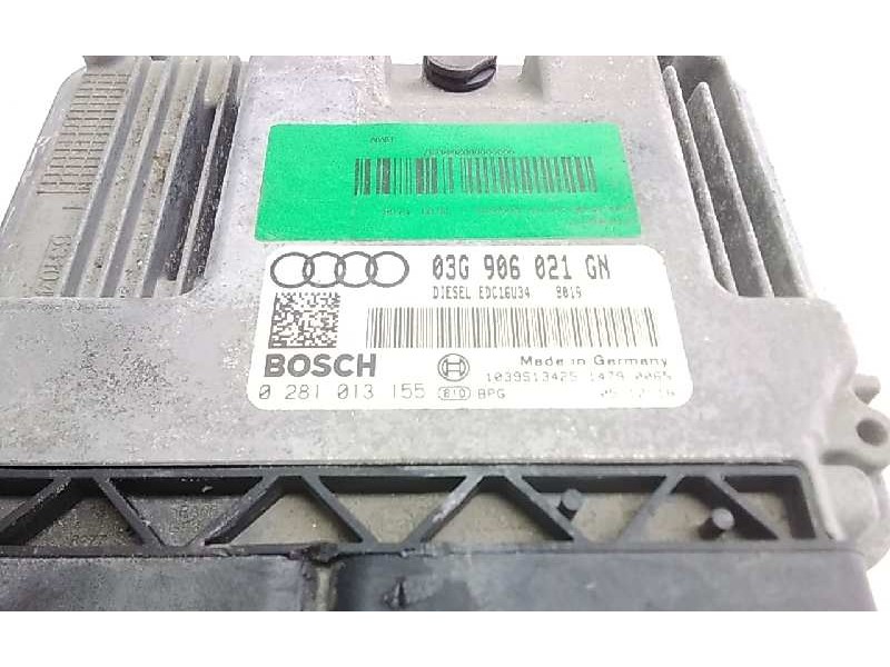 Recambio de centralita para audi a3 (8p) 2.0 tdi ambiente referencia OEM IAM 03G906021GN 0281013155 