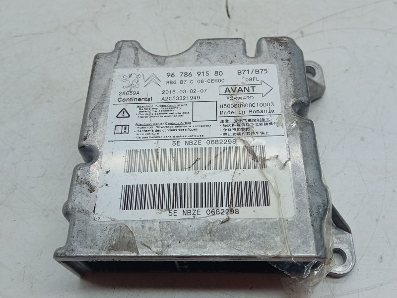 Recambio de centralita airbag para citroën c4 aircross 1.6 hdi 115 referencia OEM IAM 9678691580  