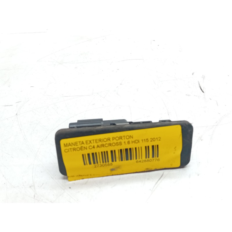 Recambio de maneta exterior porton para citroën c4 aircross 1.6 hdi 115 referencia OEM IAM 9676028380  