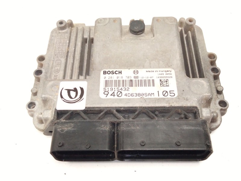 Recambio de centralita motor uce para alfa romeo giulietta (191) distinctive referencia OEM IAM 51915432 0281018703 