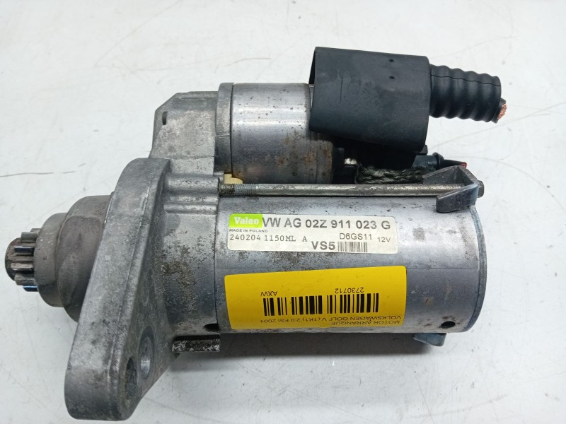 Recambio de motor arranque para volkswagen golf v (1k1) 2.0 fsi referencia OEM IAM 02Z911023G  
