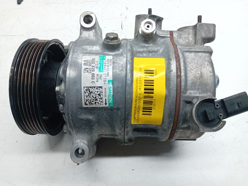 Recambio de compresor aire acondicionado para volkswagen golf v (1k1) 2.0 fsi referencia OEM IAM 5Q0820803C  