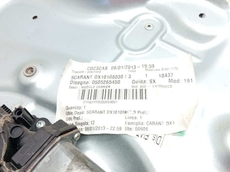 Recambio de elevalunas delantero derecho para alfa romeo giulietta (191) distinctive referencia OEM IAM   