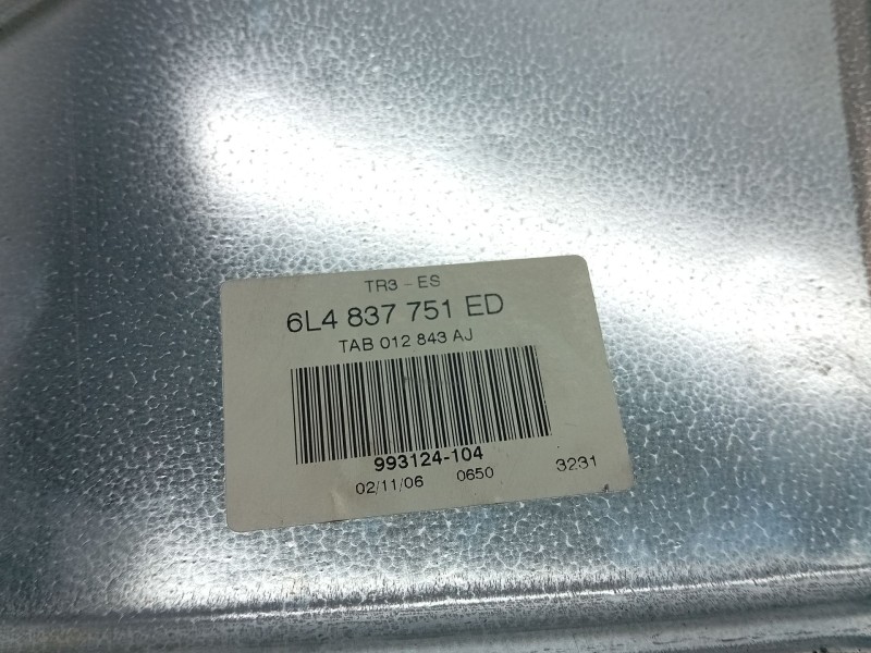 Recambio de elevalunas delantero izquierdo para seat ibiza iii (6l1) 1.9 tdi referencia OEM IAM 6L4837751  