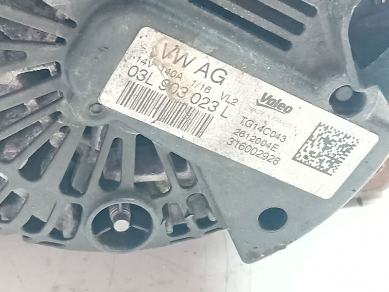 Recambio de alternador para audi tt (8j3) 2.0 tfsi referencia OEM IAM 03L903023L  