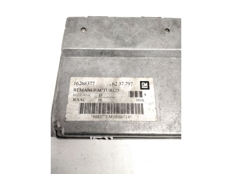 Recambio de centralita motor uce para opel astra f berlina 1.6 16v referencia OEM IAM 16268377 6237797 107975