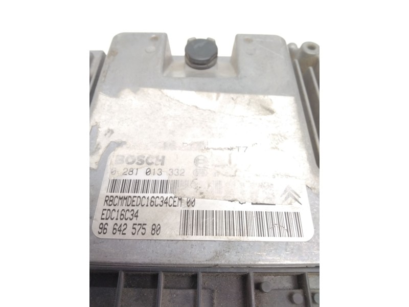 Recambio de centralita motor uce para peugeot 308 sport referencia OEM IAM 9664257580 0281013332 EDC16C34