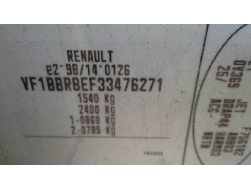 renault clio ii fase ii (b/cb0) del año 2005