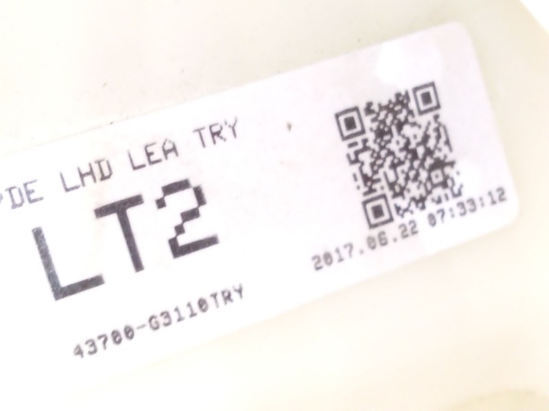 Recambio de palanca cambio para hyundai i30 (pde, pd, pden) 1.6 crdi referencia OEM IAM 43700G3110  