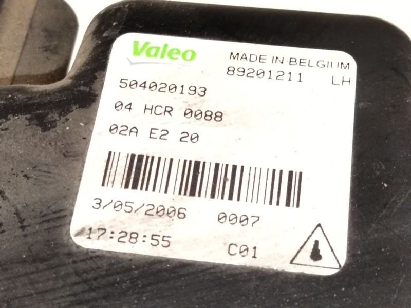 Recambio de faro izquierdo para iveco stralis (as) referencia OEM IAM 89201211  