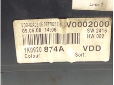 Recambio de cuadro instrumentos para volkswagen golf v (1k1) 1.4 tsi referencia OEM IAM    2