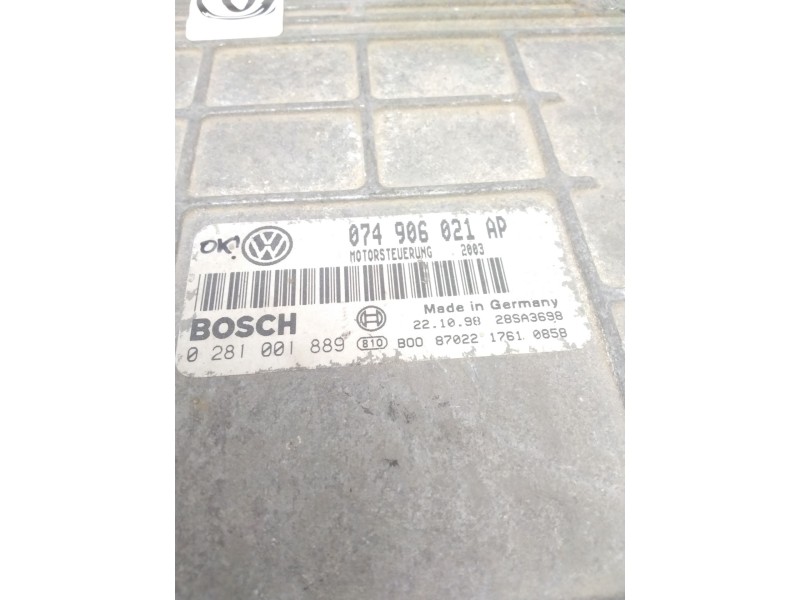 Recambio de centralita motor uce para volkswagen lt caja cerrada / combi (mod. 1997) lt 35 caja cerrada / techo elevado referenc