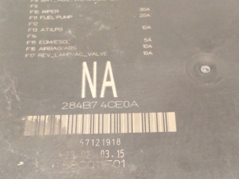 Recambio de caja fusibles para nissan x-trail iii (t32_, t32r, t32rr) 1.6 dci (t32) referencia OEM IAM 284B74CE0A  