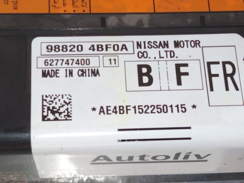 Recambio de kit airbag para nissan x-trail iii (t32_, t32r, t32rr) 1.6 dci (t32) referencia OEM IAM   