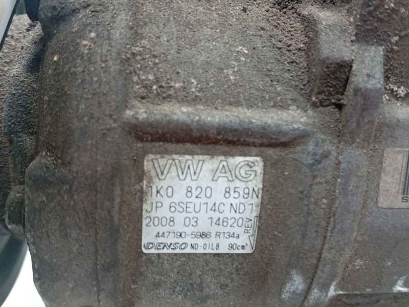 Recambio de compresor aire para volkswagen golf v (1k1) 1.4 tsi referencia OEM IAM 1K0820859N  