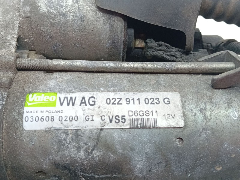 Recambio de motor arranque para volkswagen golf v (1k1) 1.4 tsi referencia OEM IAM 02Z911023G  