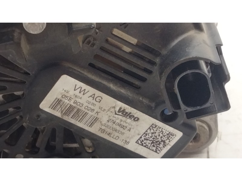 Recambio de alternador para skoda karoq (nu7, nd7) 1.5 tsi referencia OEM IAM 05E903026K  