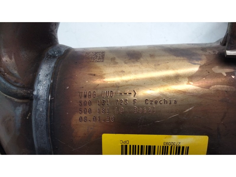Recambio de catalizador para skoda karoq (nu7, nd7) 1.5 tsi referencia OEM IAM 5Q0131723F  