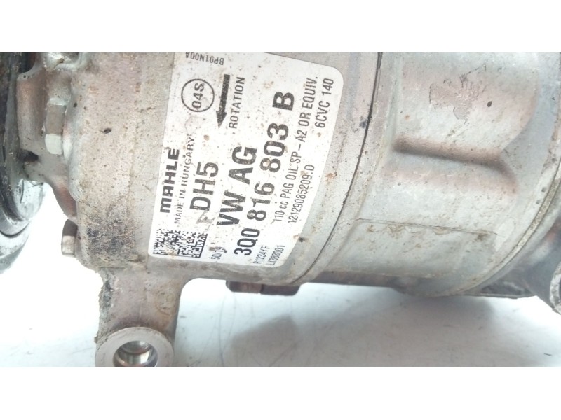 Recambio de compresor aire acondicionado para skoda karoq (nu7, nd7) 1.5 tsi referencia OEM IAM 3Q0816803B  