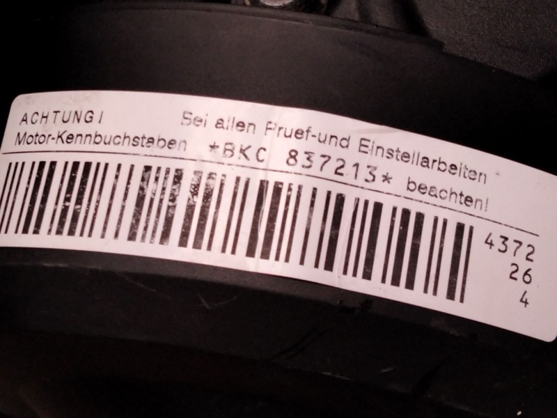 Recambio de motor completo para seat altea (5p1) 1.9 tdi referencia OEM IAM BKC  