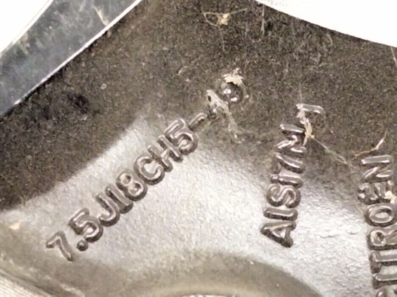 Recambio de llanta aluminio para citroën c5 aircross (a_) 1.6 thp 150 (a45gxj) referencia OEM IAM 9842920877  