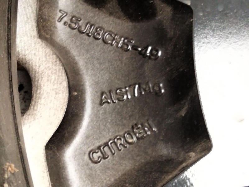 Recambio de llanta aluminio para citroën c5 aircross (a_) 1.6 thp 150 (a45gxj) referencia OEM IAM 9842920877  