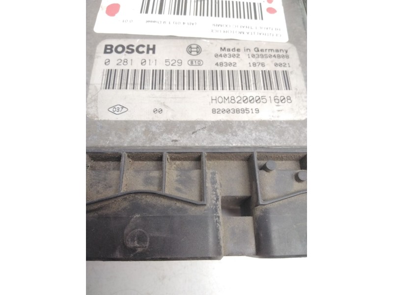 Recambio de centralita airbag para renault trafic combi (ab 4.01) 1.9 diesel referencia OEM IAM 0281011529 8200389519 HOM8200051