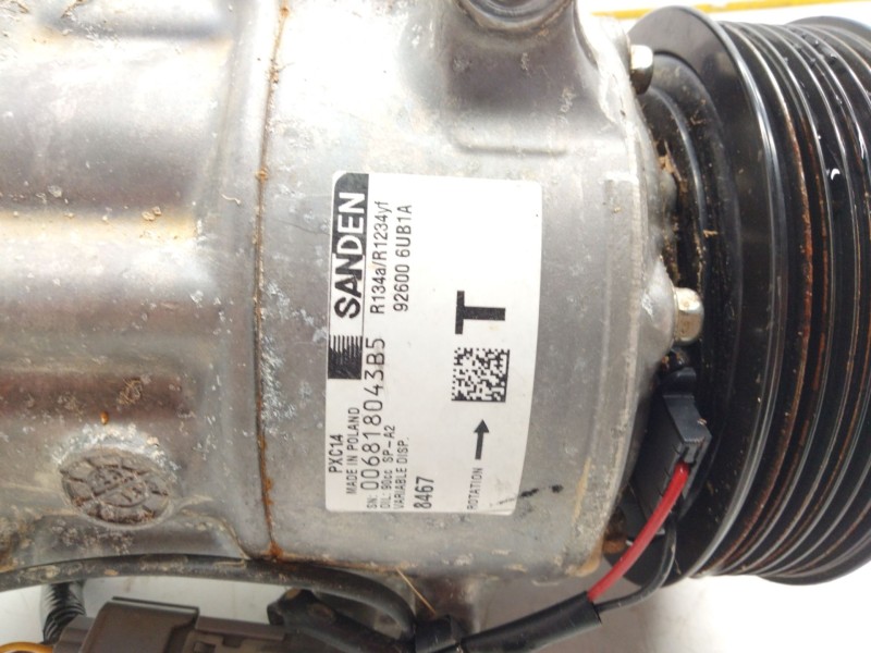 Recambio de compresor aire acondicionado para nissan juke (f16_) 1.0 referencia OEM IAM 926006UB1A  
