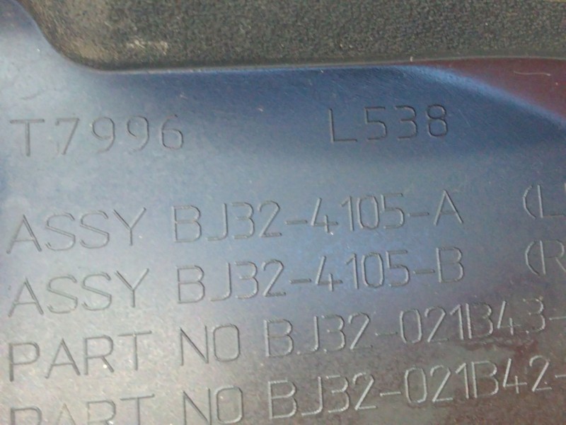 Recambio de torpedo para land rover range rover evoque (l538) 2.0 4x4 referencia OEM IAM BJ324105A  