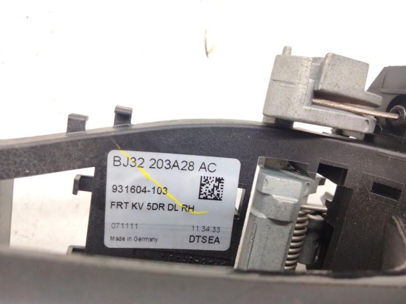 Recambio de maneta exterior delantera derecha para land rover range rover evoque (l538) 2.0 4x4 referencia OEM IAM BJ32203A28  