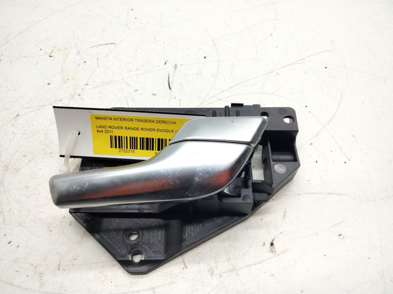 Recambio de maneta interior trasera derecha para land rover range rover evoque (l538) 2.0 4x4 referencia OEM IAM BJ3222600  