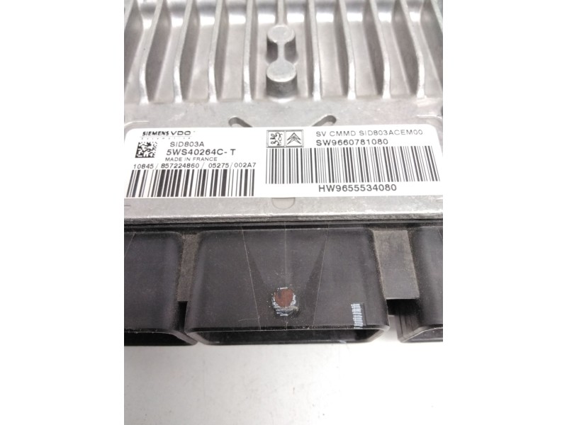 Recambio de centralita motor uce para peugeot 407 st confort pack referencia OEM IAM HW9655534080 SW9660781080 5WS40264C