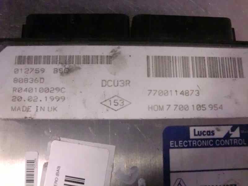 Recambio de centralita motor uce para renault megane i berlina hatchback (ba0) 1.9 dti diesel cat referencia OEM IAM R04010029C 