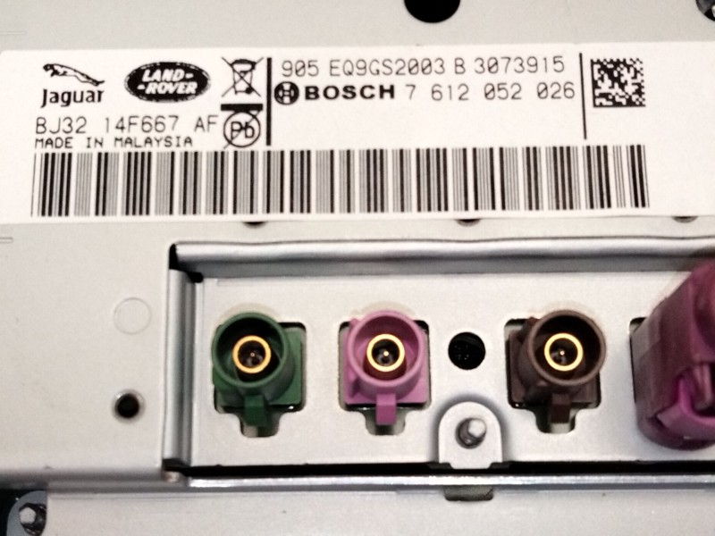 Recambio de pantalla multifuncion para land rover range rover evoque (l538) 2.0 4x4 referencia OEM IAM BJ3214F667  