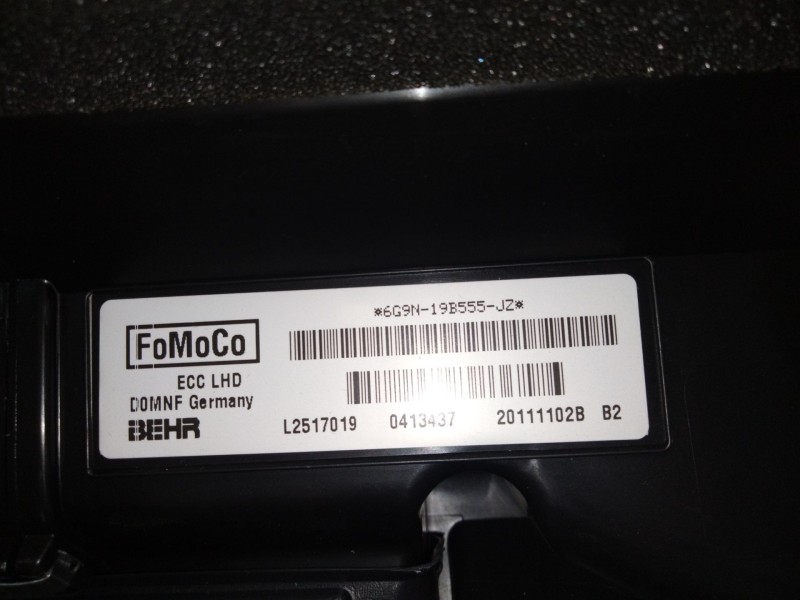 Recambio de calefaccion entera normal para land rover range rover evoque (l538) 2.0 4x4 referencia OEM IAM   