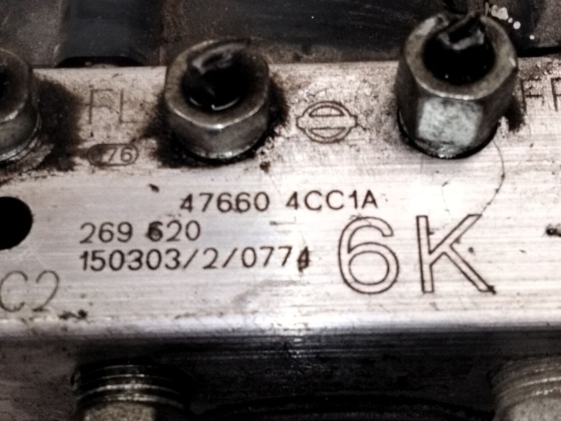 Recambio de abs para nissan x-trail iii (t32_, t32r, t32rr) 1.6 dci (t32) referencia OEM IAM 476604CC1A  