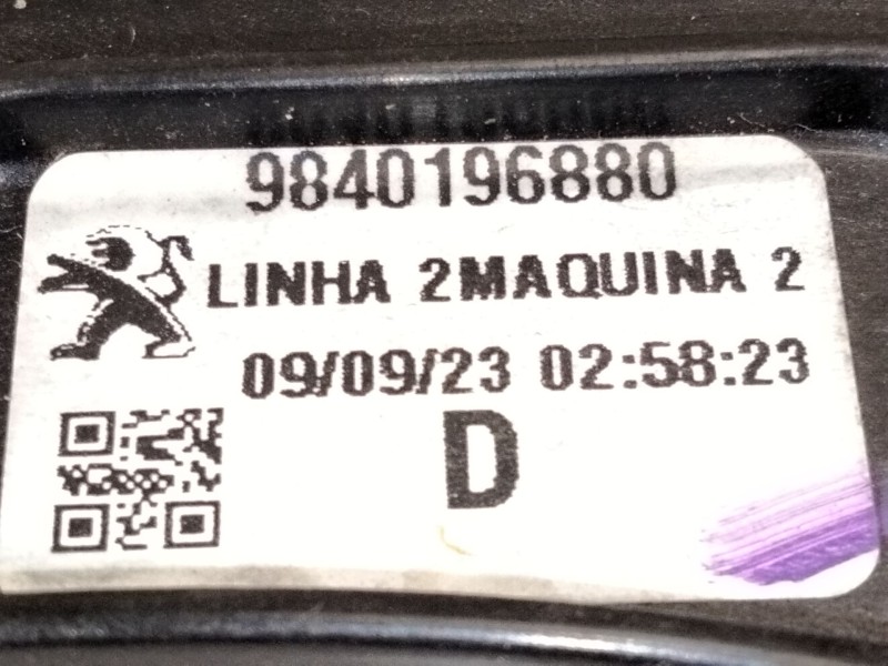 Recambio de elevalunas delantero derecho para citroën c5 aircross (a_) 1.6 thp 150 (a45gxj) referencia OEM IAM 9840196880  