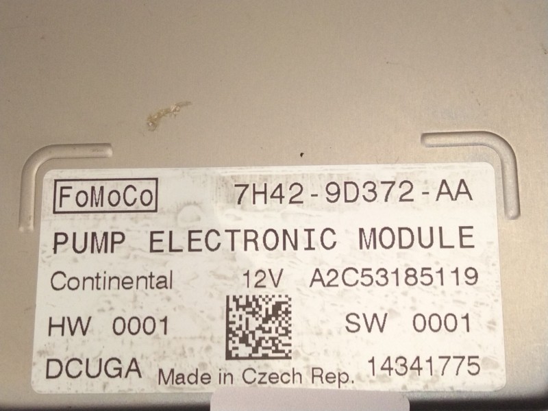 Recambio de modulo bomba combustible para land rover range rover evoque (l538) 2.0 4x4 referencia OEM IAM 7H429D372  