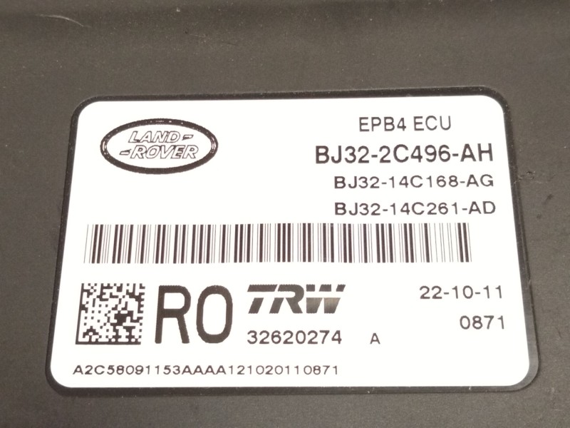 Recambio de modulo electronico para land rover range rover evoque (l538) 2.0 4x4 referencia OEM IAM BJ322C496  