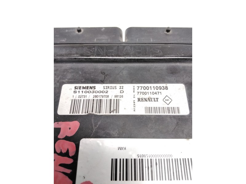 Recambio de centralita motor uce para renault laguna (b56) 1.6 referencia OEM IAM B11003000 214 