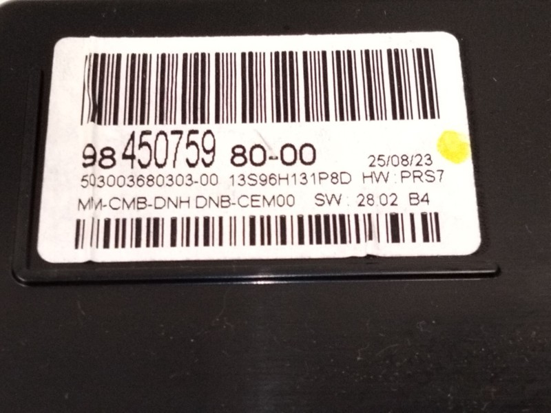 Recambio de cuadro instrumentos para citroën c5 aircross (a_) 1.6 thp 150 (a45gxj) referencia OEM IAM 9845075980  