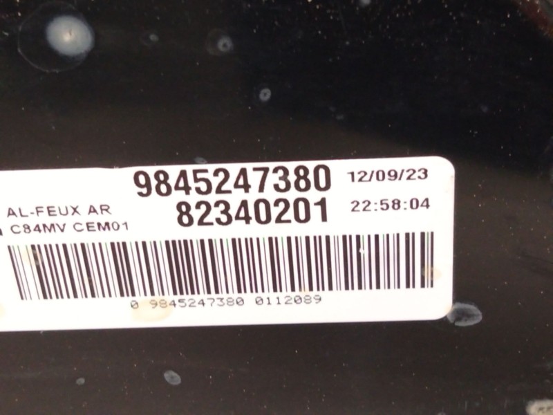 Recambio de piloto trasero derecho porton para citroën c5 aircross (a_) 1.6 thp 150 (a45gxj) referencia OEM IAM 9845247380  