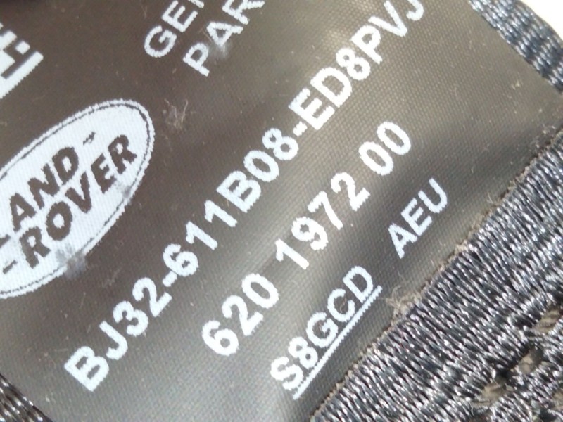 Recambio de cinturon seguridad delantero derecho para land rover range rover evoque (l538) 2.0 d referencia OEM IAM BJ32611B08  