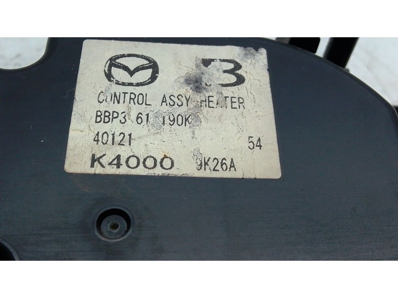 Recambio de mando calefaccion aire acondicionado para mazda 3 lim. (bl) active referencia OEM IAM BBP361190K  