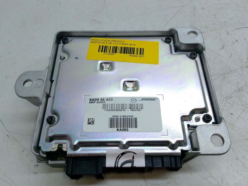 Recambio de modulo electronico para mazda cx-5 (kf) 2.2 d awd referencia OEM IAM KA0H66A20  