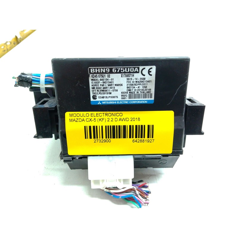 Recambio de modulo electronico para mazda cx-5 (kf) 2.2 d awd referencia OEM IAM BHL9675U0A  