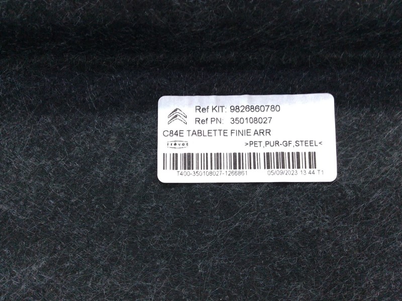 Recambio de bandeja trasera para citroën c5 aircross (a_) 1.6 thp 150 (a45gxj) referencia OEM IAM 9826860780  