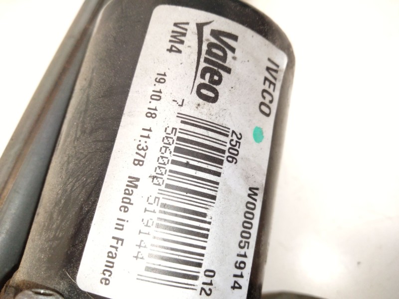 Recambio de motor limpia delantero para iveco daily vi furgoneta 33s11, 35s11, 35c11 referencia OEM IAM 580146356  